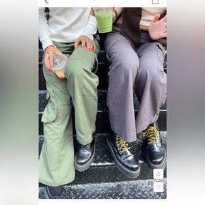 Brandy Melville Green Cargo Pants